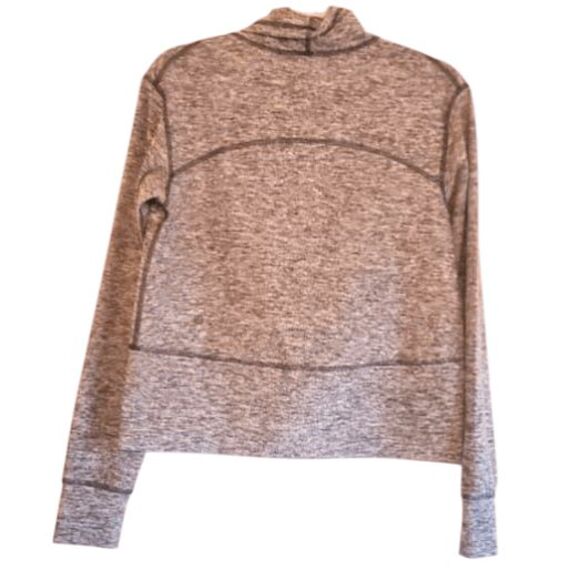 LULULEMON ATHLETICA Ready To Rulu Fleece Pullover In Heathered Black Size 4 - Picture 2 of 3